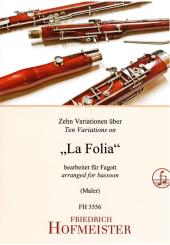 10 Variationen über "La Folia" für Fagott 