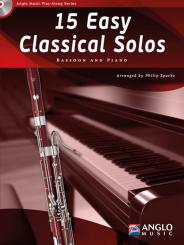 15 easy classical Solos (+CD) for bassoon and piano 