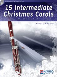 15 Intermediate Christmas Carols (+CD) for bassoon and piano 