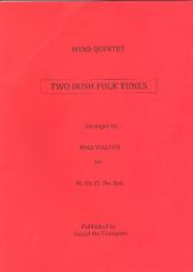 2 Irish Folk Tunes for flute, oboe, clarinet, horn and bassoon, score and parts 