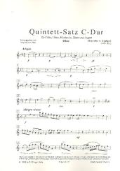 Alabieff, Alexander: Quintettsatz C-Dur für Flöte, Oboe, Klarinette, Horn und Fagott, 5 Stimmen 