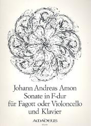 Amon, Johann Andreas: Sonate F-Dur op.88 für Fagott (Vc) und Klavier 