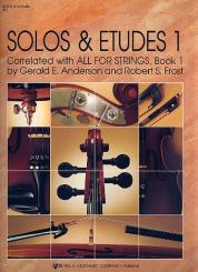 Anderson, Gerald E.: Solos and Etudes 1 score and manual correlated with all for strings 1 