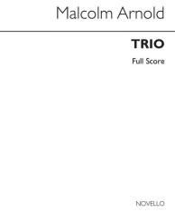 Arnold, Malcolm: Trio for flute, viola and bassoon score 