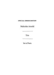 Arnold, Malcolm: Trio op.6 for flute, viola and bassoon, parts,  archive copy 