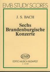 Bach, Johann Sebastian: 6 Brandenburgische Konzerte Studienpartitur 