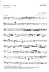 Bach, Johann Sebastian: Konzert D-Dur nach BWV249 für 3 Trompeten, Pauken, 2 Oboen, Fagott, 2 Violinen, Viola und Bc, Violoncello/Kontrabass 