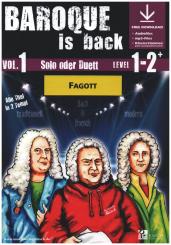Baroque is back vol.1 (+ Online Audio) für 1-2 Fagotte, (Klavier ad lib zum Ausdrucken als PDF) 