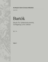 Bartók, Béla: Musik für Saiteninstrumente, Schlagzeug und Celesta BB114, Viola 1 