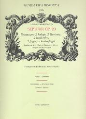 Beethoven, Ludwig van: Septett op.20 für 2 Oboen, 2 Klarinette, 2 Hörner, 2 Fagotte und, Kontrafagott 