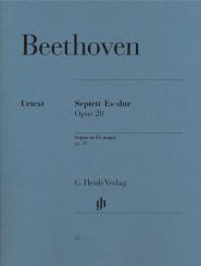 Beethoven, Ludwig van: Septett Es-Dur op.20 für Klarinette, für Klarinette, Horn, Fagott, Violine, Viola, Violoncello und Kontraba, Stimmen 