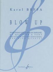 Beffa, Karol: Blow up pour flûte, hautbois, clarinette, bassoon et piano (clavecin amplifié), parties 