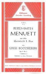 Boccherini, Luigi: Berühmtes Menuett für Salonorchester 