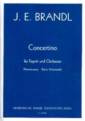 Brandl, Johann Evangelist: Concertino F-Dur für Fagott und Orchester für Fagott und Klavier 