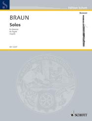 Braun, Jean Daniel: Solos für Fagott 