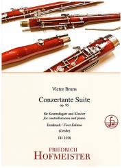 Bruns, Victor: Conzertante Suite op.95 für Kontrafagott und Klavier 
