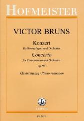 Bruns, Victor: Konzert op.98 für Kontrafagott und Orchester für Kontrafagott und Klavier, Klavierauszug 