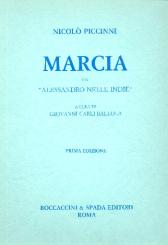 Cimarosa, Domenico: Marcia da Alessandro nelle Indie für 2 Oboen, 2 Klarinetten, 2 Hörner und 2 Fagotte, Partitur 