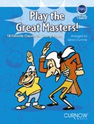 Curnow, James: Play the great Masters (+CD) for bassoon (trombone, euphonium), treble clef and bass clef 