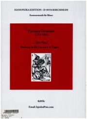 Devienne, Francois: Trio Nr.2 F-Dur für Klarinette, Horn in F und Fagott, Partitur und Stimmen 