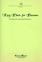 Easy Duets for Bassoons Folk songs from Ireland, England and Wales, score 