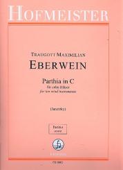 Eberwein, Traugott Maximilian: Parthia C-Dur für 2 Oboen, 2 Klarinetten, Trompete, 2 Hörner, und 2 Fagotte, (Serpent ad lib), Partitur 