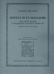 Ferlendis, Giuseppe: Sonata fa maggiore per corno inglese e violoncello (fagotto) obbligato 