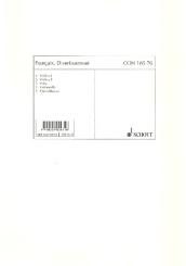 Francaix, Jean: Divertissement für Fagott und Streichquintett (-Orchester), Stimmensatz chorisch 