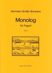 Große-Schware, Hermann: Monolog für Fagott  