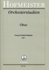 Händel, Georg Friedrich: Orchesterstudien Oboe Band 1  