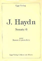 Haydn, Franz Joseph: Sonate Nr.6  für Fagott und Klavier 