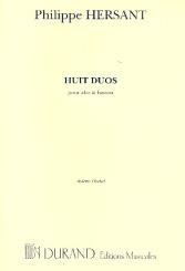 Hersant, Philippe: 8 Duos pour alto et basson partition 