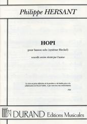 Hersant, Philippe: Hopi pour basson  