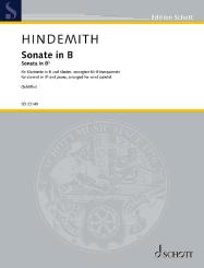 Hindemith, Paul: Sonate für Flöte, Oboe, Klarinette, Horn und Fagott, Partitur und Stimmen 
