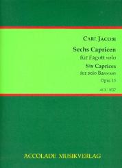 Jacobi, Carl: 6 Caprices für Fagott  