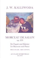 Kalliwoda, Johann Wenzel: Morceau de Salon op.230 für Fagott und Klavier 