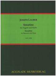 Lauber, Joseph: Sonatine für Fagott und Harfe 