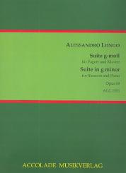 Longo, Alessandro: Suite op.69 g-moll für Fagott und Klavier 