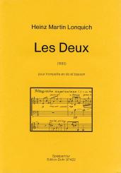 Lonquich, Heinz Martin: Les deux pour trompette en do et basson, partition 