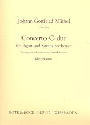 Müthel, Johann Gottfried: Concerto C-Dur für Fagott und Orchester, Klavierauszug für Fagott und Klavier 