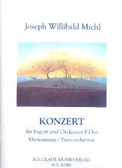 Michl, Josef Willibald: Konzert F-Dur für Fagott und Orchester für Fagott und Klavier 