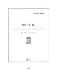Migot, Georges: Prélude pour contrebasson ou contrebasse à cordes ou clarinette contrebasse et, piano 