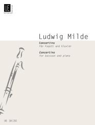 Milde, Ludwig: Concertino für Fagott und Klavier 