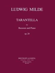 Milde, Ludwig: Tarantella op.20 für Fagott und Klavier 