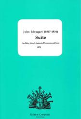 Mouquet, Jules: Suite for flute, oboe, 2 clarinets, 2 bassoons and horn, score and parts 