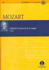 Mozart, Wolfgang Amadeus: Konzert A-Dur KV622 (+CD) für Klarinette und Orchester, Studienpartitur 