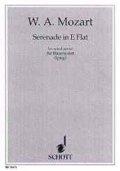 Mozart, Wolfgang Amadeus: Serenade Es-Dur für 2 Hörner, 2 Klarinetten, 2 Fagotte, Stimmen 
