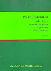 Neukirchner, Wenzel: 8 Etüden für Fagott und Klavier  