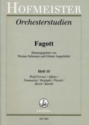 Orchesterstudien Fagott Band 15  
