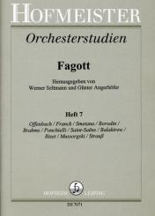 Orchesterstudien Fagott Band 7  
